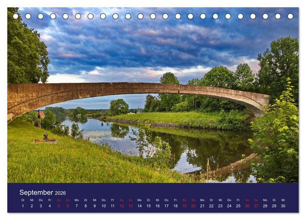 Produktbild: Weser-Impressionen (Tischkalender 2026 DIN A5 quer), CALVENDO Monatskalender