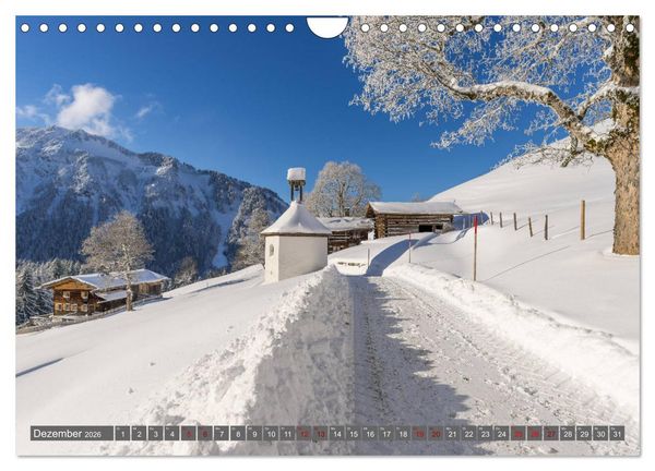 Produktbild: Sch&ouml;ne Wanderungen um Oberstdorf (Wandkalender 2026 DIN A4 quer), CALVENDO Monatskalender