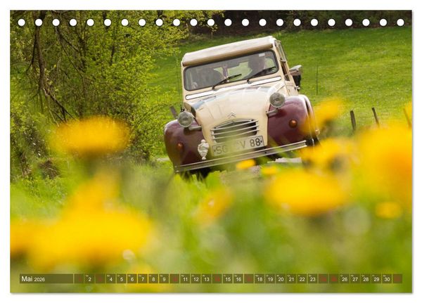 Produktbild: Citro&euml;n 2 CV - Zum Kippen zu schade (Tischkalender 2026 DIN A5 quer), CALVENDO Monatskalender