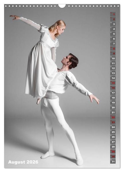 Produktbild: Sinneseindruck Ballett (Wandkalender 2026 DIN A3 hoch), CALVENDO Monatskalender