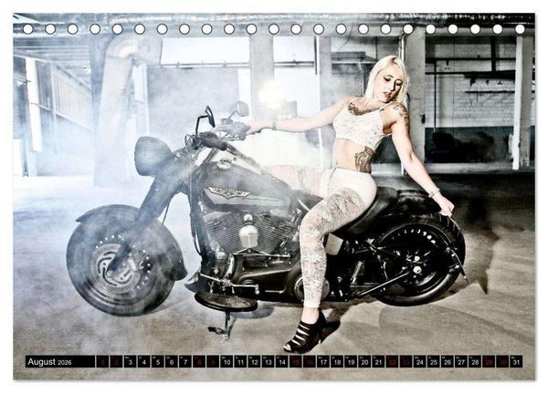 Produktbild: Motorr&auml;der & Sexy Girls (Tischkalender 2026 DIN A5 quer), CALVENDO Monatskalender