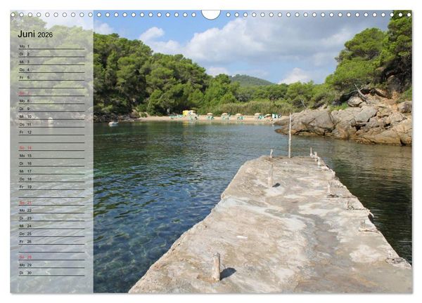 Produktbild: Zauberhaftes Ibiza - Terminplaner (Wandkalender 2026 DIN A3 quer), CALVENDO Monatskalender