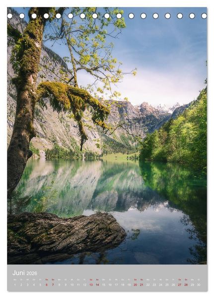 Produktbild: Deutsche Alpenmomente (Tischkalender 2026 DIN A5 hoch), CALVENDO Monatskalender