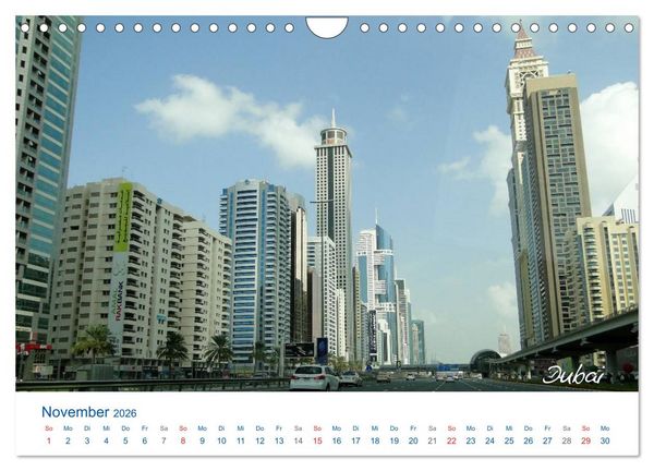 Produktbild: Vereinigte Arabische Emirate (Wandkalender 2026 DIN A4 quer), CALVENDO Monatskalender