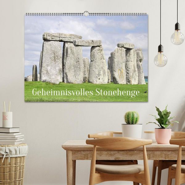 Produktbild: Geheimnisvolles Stonehenge (Wandkalender 2026 DIN A2 quer), CALVENDO Monatskalender
