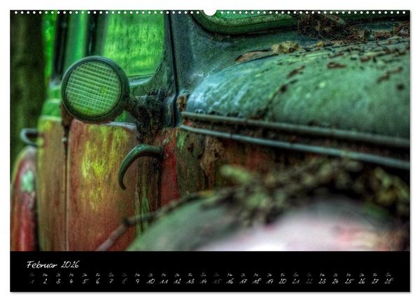 Produktbild: Oldtimer - verlassen verrostet vergessen (hochwertiger Premium Wandkalender 2026 DIN A2 quer), Kunstdruck in Hochglanz