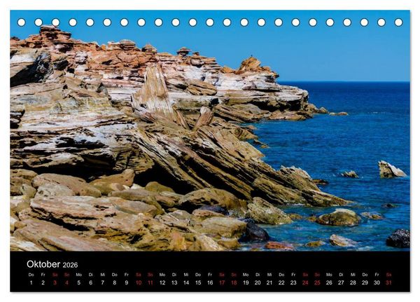 Produktbild: Australien - Der Westen (Tischkalender 2026 DIN A5 quer), CALVENDO Monatskalender