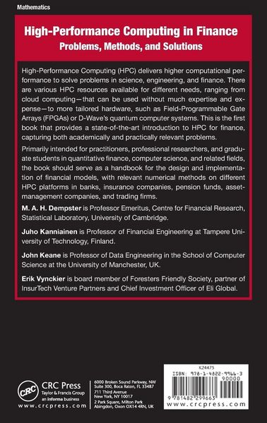 Produktbild: High-Performance Computing in Finance