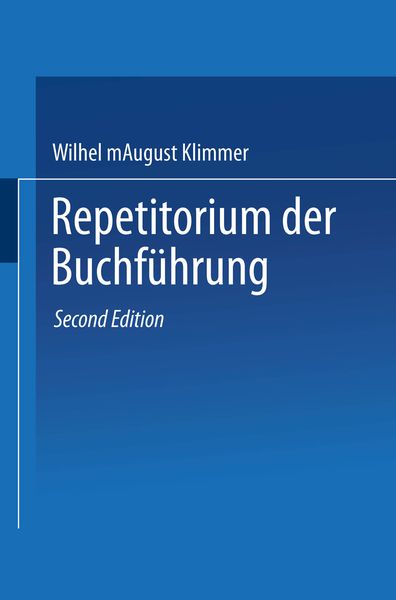 Produktbild: Repetitorium der Buchf&uuml;hrung