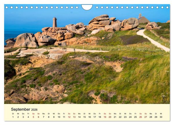 Produktbild: Einzigartige C&ocirc;te Granit Rose (Wandkalender 2026 DIN A4 quer), CALVENDO Monatskalender
