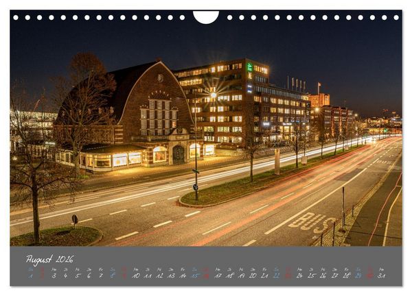 Produktbild: So sch&ouml;n ist Kiel im Dunkeln (Wandkalender 2026 DIN A4 quer), CALVENDO Monatskalender