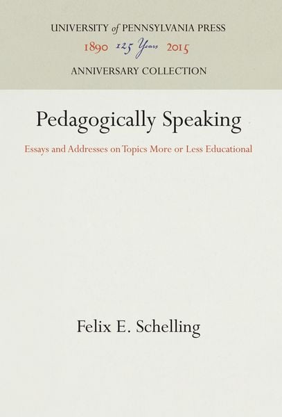 Produktbild: Pedagogically Speaking