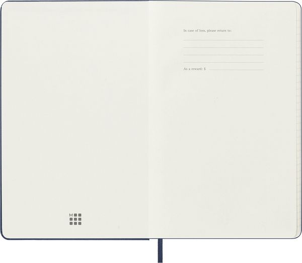 Produktbild: Moleskine 18 Monate Wochen 26/27 L/A5, 1W=1S Geb Saphir