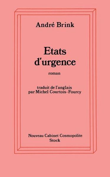 Produktbild: Etats d'urgence