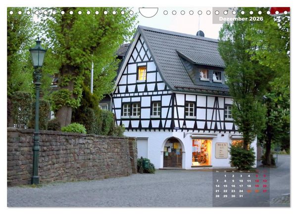 Produktbild: Bilderbogen Bergisches Land (Wandkalender 2026 DIN A4 quer), CALVENDO Monatskalender