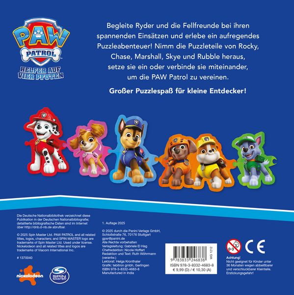 Produktbild: PAW Patrol: Ryder und die Fellfreunde