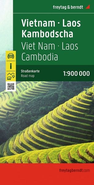 Produktbild: freytag & berndt Stra&szlig;enkarte Vietnam - Laos - Kambodscha 1:900.000