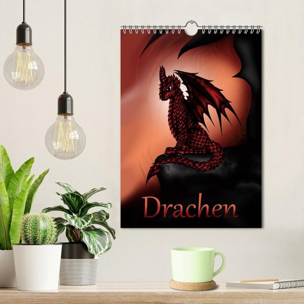 Produktbild: Drachen (Wandkalender 2026 DIN A4 hoch), CALVENDO Monatskalender