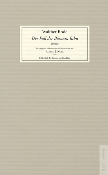 Produktbild: Der Fall der Baronin Bibu