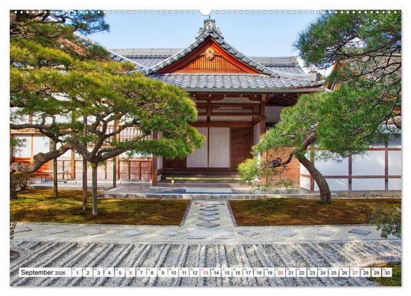 Produktbild: Kyoto Impressionen (hochwertiger Premium Wandkalender 2026 DIN A2 quer), Kunstdruck in Hochglanz