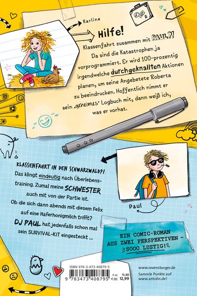 Produktbild: Das ungeheimste Tagebuch der Welt! Band 3: Wie mein nerviger Bruder mit auf meine Klassenfahrt kam
