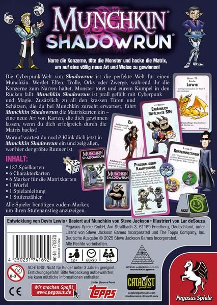 Produktbild: Munchkin Shadowrun