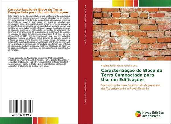 Produktbild: Caracteriza&ccedil;&atilde;o de Bloco de Terra Compactada para Uso em Edifica&ccedil;&otilde;es