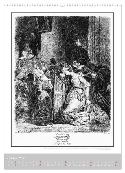 Produktbild: Faust - Weltliteraturkalender (hochwertiger Premium Wandkalender 2027 DIN A2 hoch), Kunstdruck in Hochglanz
