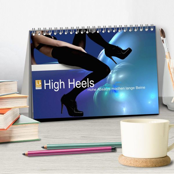 Produktbild: High Heels - Hohe Abs&auml;tze machen lange Beine (Tischkalender 2026 DIN A5 quer), CALVENDO Monatskalender