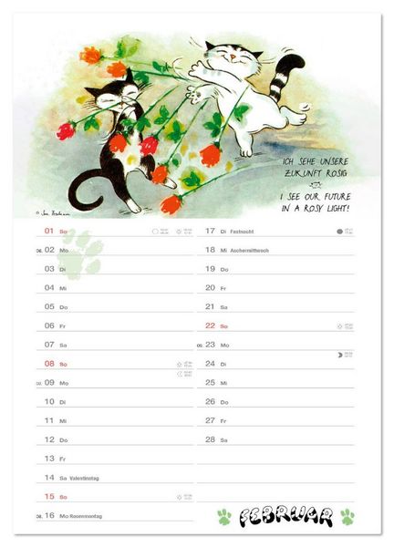 Produktbild: Kater Jacob: kleine Katzenweisheiten (Wandkalender 2026 DIN A4 hoch), CALVENDO Monatskalender