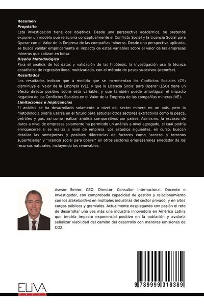 Produktbild: La relaci&oacute;n entre Diplomacia Corporativa, Licencia Social, Conflictos, y el Valor de la Empresa