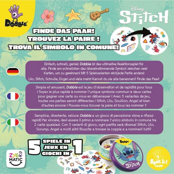 Produktbild: Dobble Disney Stitch