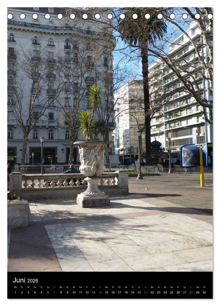 Produktbild: Winter in Montevideo (Tischkalender 2026 DIN A5 hoch), CALVENDO Monatskalender