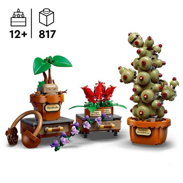 Produktbild: LEGO Harry Potter 76474 Schloss Hogwarts: Kr&auml;uterkunde-Pflanzen, Spiel