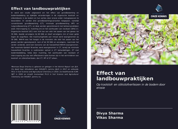 Produktbild: Effect van landbouwpraktijken
