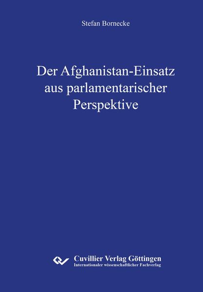 Produktbild: Der Afghanistan-Einsatz aus parlamentarischer Perspektive