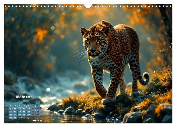 Produktbild: Wildlife im Fokus - Begegnungen auf Augenh&ouml;he (Wandkalender 2026 DIN A3 quer), CALVENDO Monatskalender
