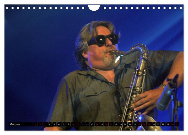 Produktbild: Jazz 2026 (Wandkalender 2026 DIN A4 quer), CALVENDO Monatskalender