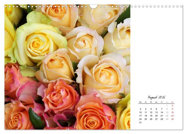 Produktbild: Die vielen Gesichter der Rosen (Wandkalender 2026 DIN A3 quer), CALVENDO Monatskalender