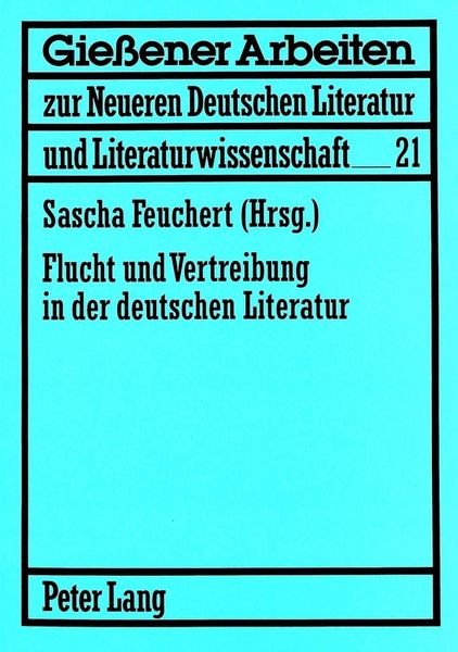 Produktbild: Flucht und Vertreibung in der deutschen Literatur