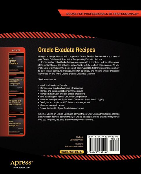 Produktbild: Oracle Exadata Recipes