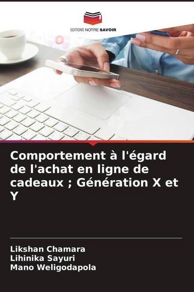 Produktbild: Comportement &agrave; l'&eacute;gard de l'achat en ligne de cadeaux ; G&eacute;n&eacute;ration X et Y