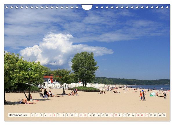 Produktbild: Die polnische Ostsee (Wandkalender 2026 DIN A4 quer), CALVENDO Monatskalender