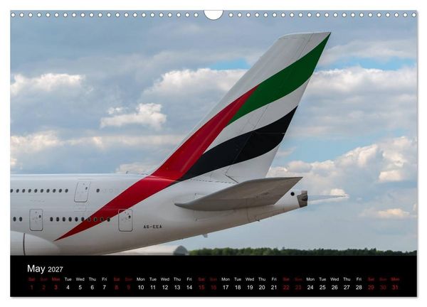 Produktbild: Airline Tails (Wall Calendar 2027 DIN A3 landscape), CALVENDO 12 Month Wall Calendar