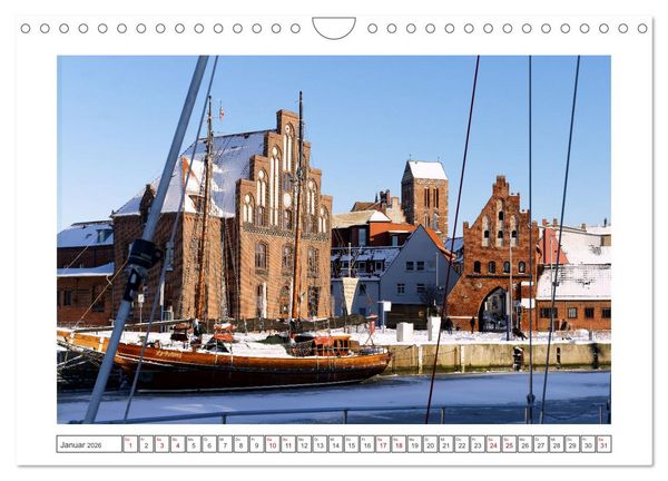 Produktbild: Unser sch&ouml;nes Wismar (Wandkalender 2026 DIN A4 quer), CALVENDO Monatskalender