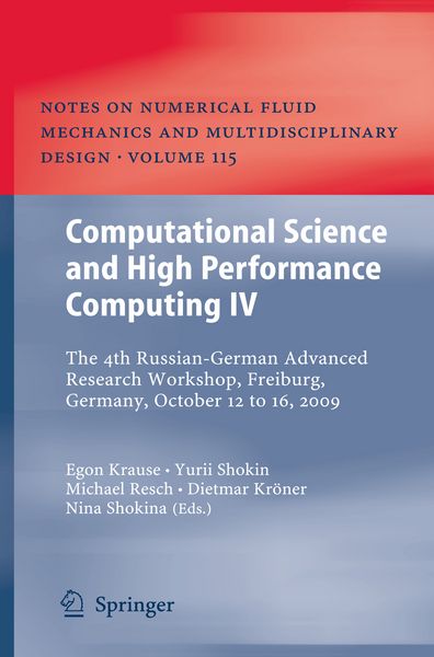 Produktbild: Computational Science and High Performance Computing IV
