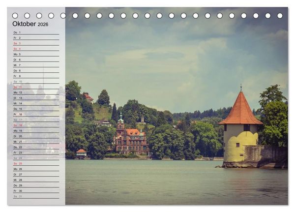 Produktbild: Unterwegs am Bodensee (Tischkalender 2026 DIN A5 quer), CALVENDO Monatskalender