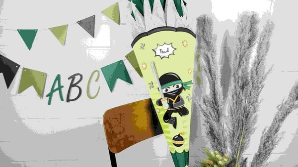 Produktbild: URSUS Schult&uuml;ten-Bastelset "Ninja"