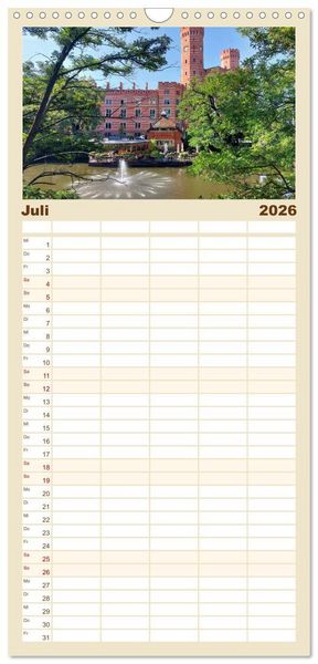 Produktbild: Familienplaner 2026 - Zauberhaftes Breslau mit 5 Spalten (Wandkalender, 21 x 45 cm) CALVENDO