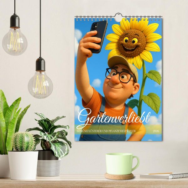 Produktbild: Gartenverliebt (Wandkalender 2026 DIN A4 hoch), CALVENDO Monatskalender